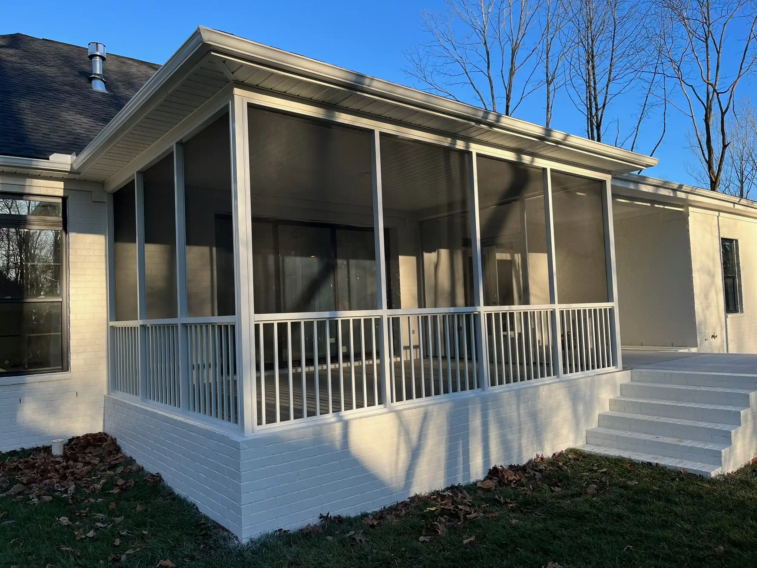 White House Screened Porch White House Screened in Porch